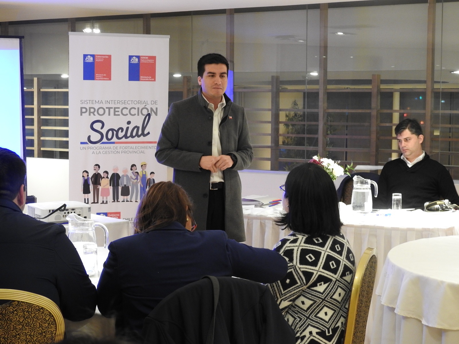 Gobernación de Magallanes realiza jornada zonal del programa de fortalecimiento de la gestión provincial del Sistema de Protección Social