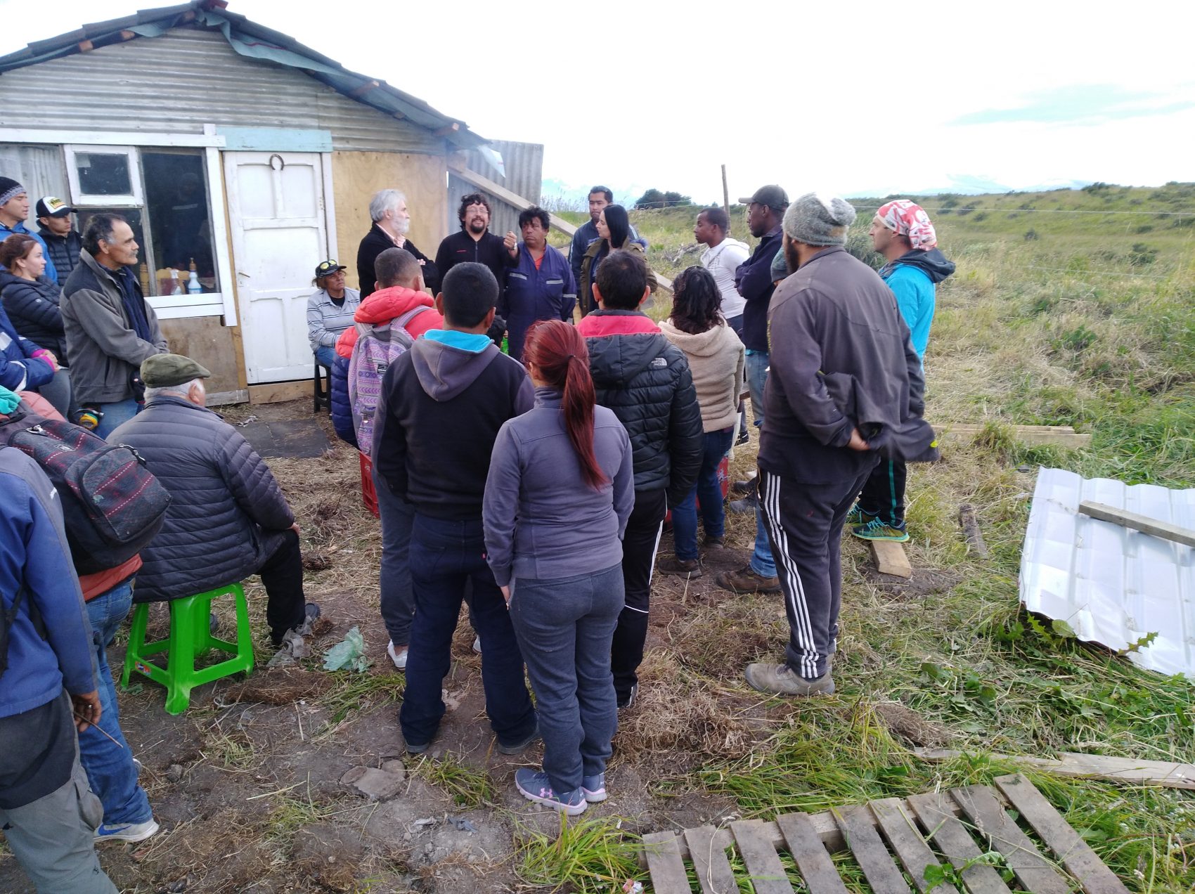 Incidentes en toma de terrenos en Puerto Natales