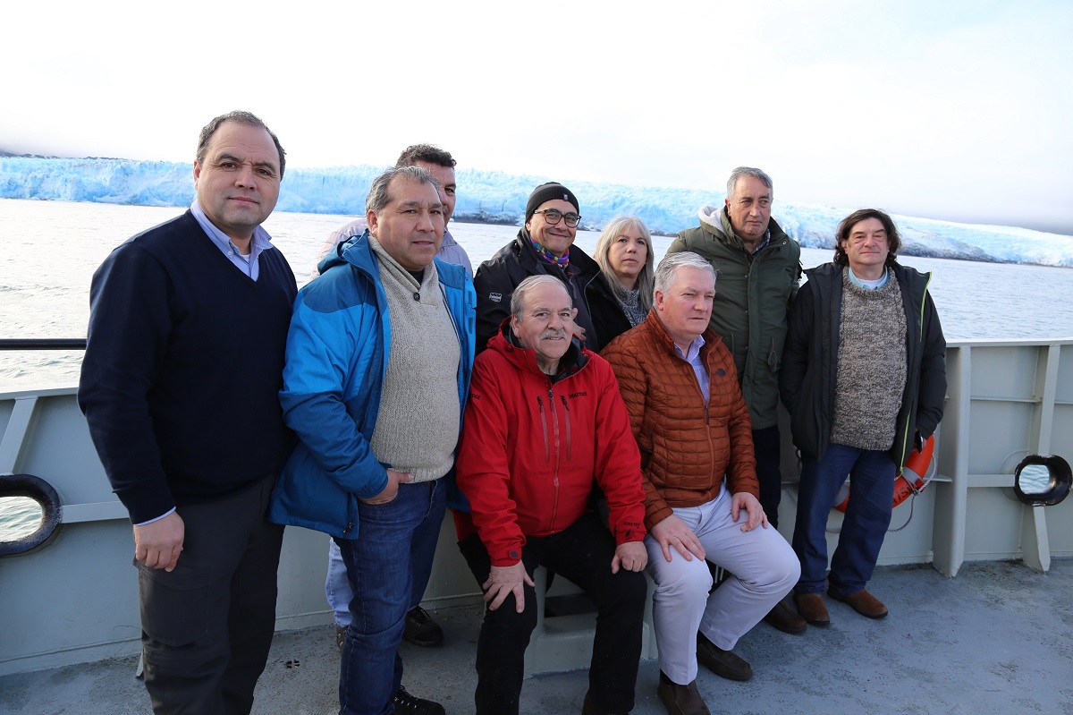 Consejeros Regionales destacan importancia de los Campos de Hielo Sur y valoran mejoras en conectividad gracias a ruta marítima que une Aysén y Magallanes
