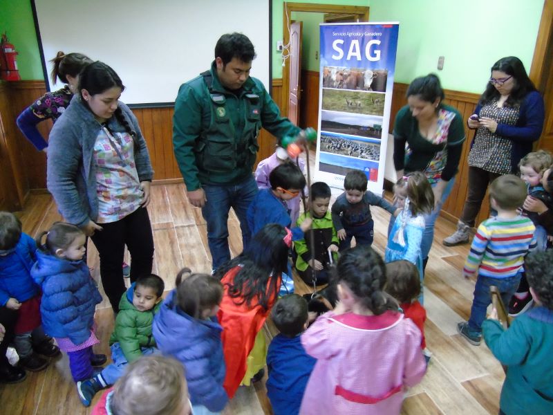 SAG Magallanes fomenta el cuidado del patrimonio silvoagropecuario entre párvulos de Punta Arenas