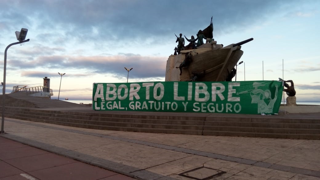 Diversas manifestaciones feministas hubo ayer en Punta Arenas