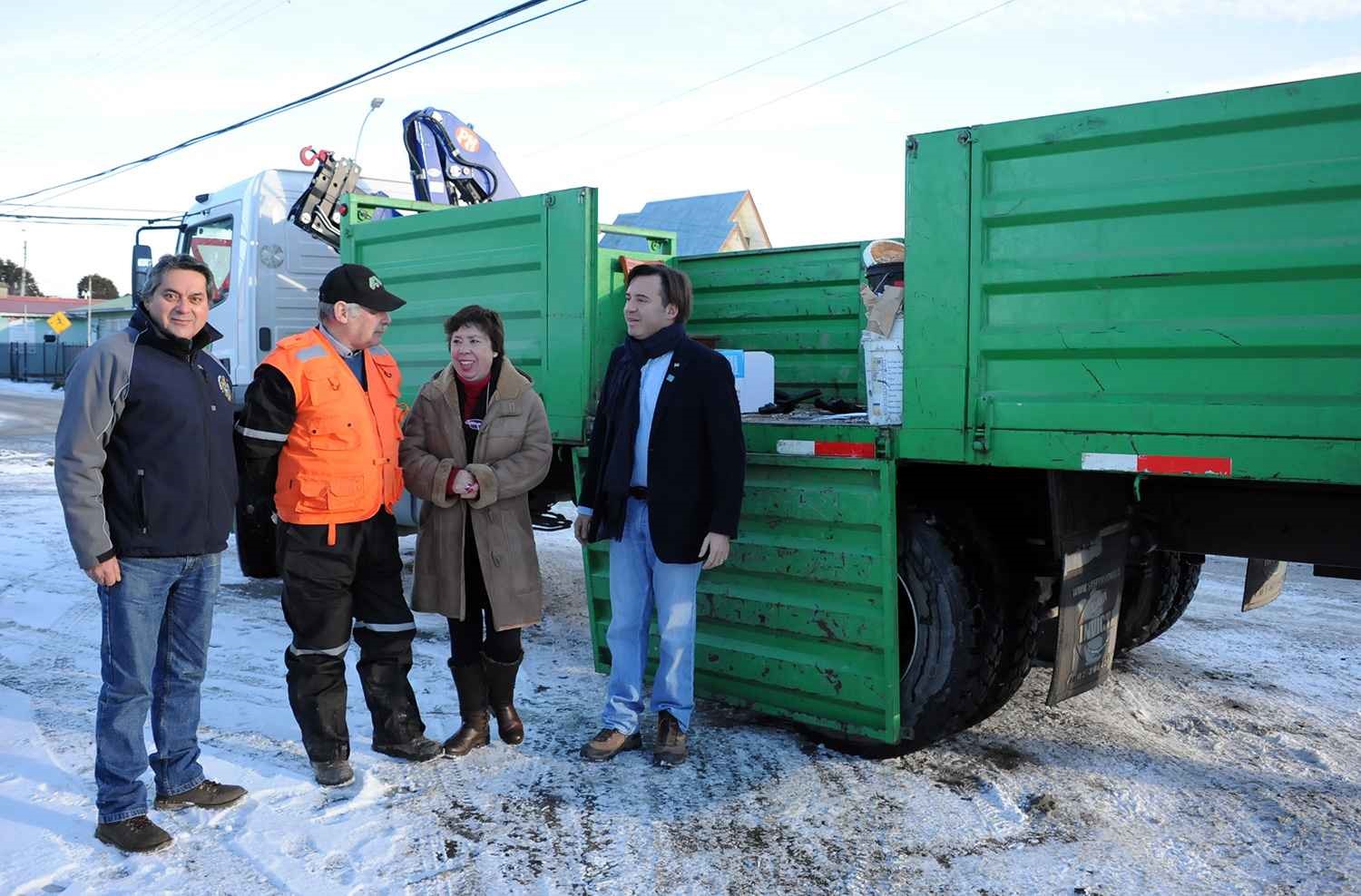 Municipalidad retiró desechos de la Población Gobernador Viel de Punta Arenas