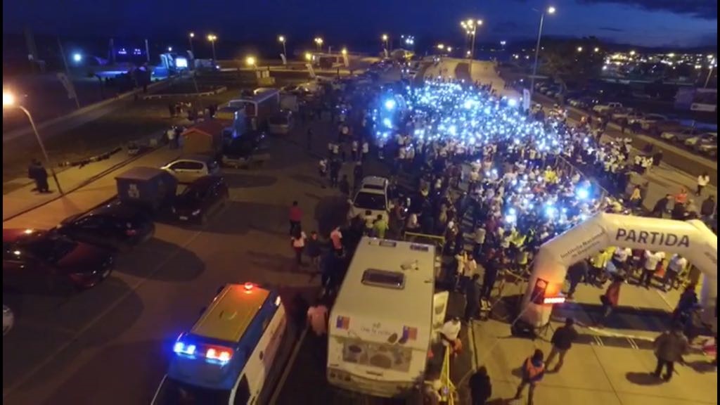 Corrida Nocturna del Estrecho de Magallanes reunió a más de 4.000 participantes en Punta Arenas