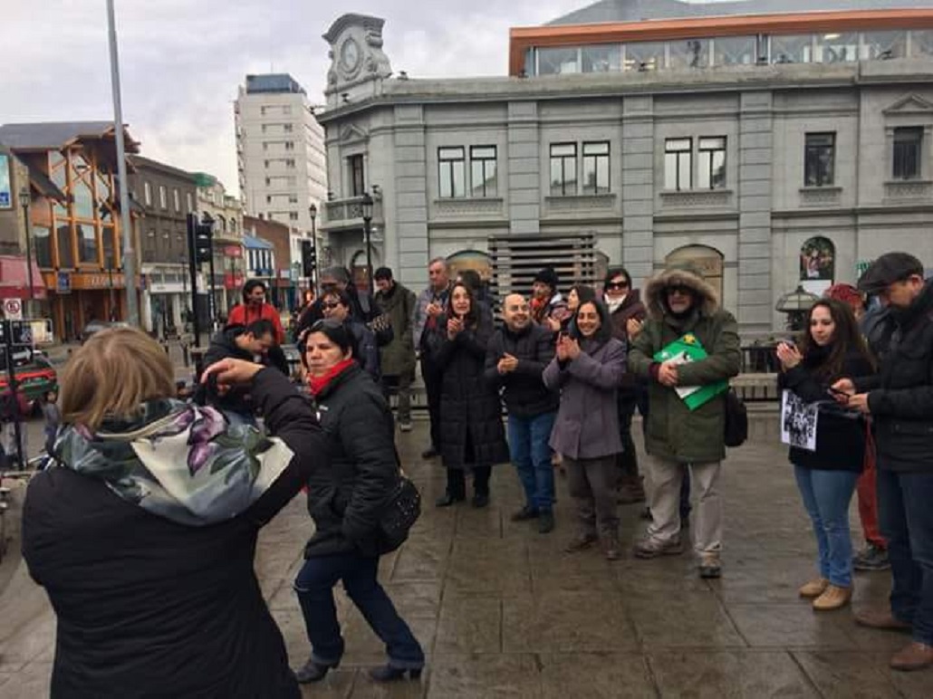 Acto de desagravio por los DDHH se realizó en el centro de Punta Arenas
