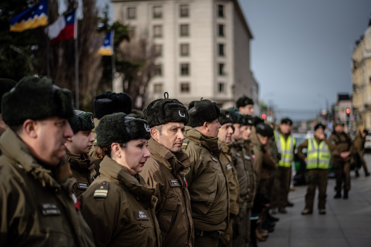 En Plaza de Armas junto a Carabineros, se presentó el Plan de Protección, Seguridad y cuidado  a las Familias