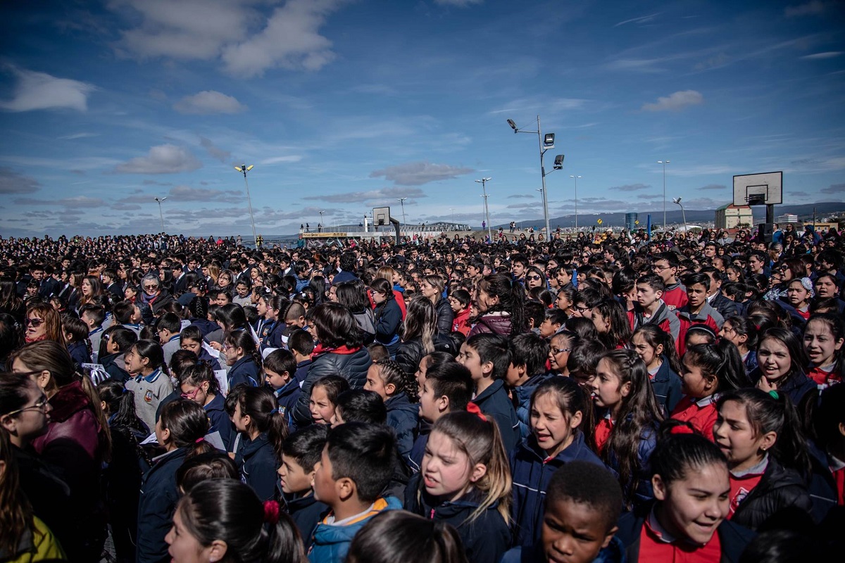 Emocionante evento reunió a estudiantes de Magallanes en  “Voces de cara al Estrecho”
