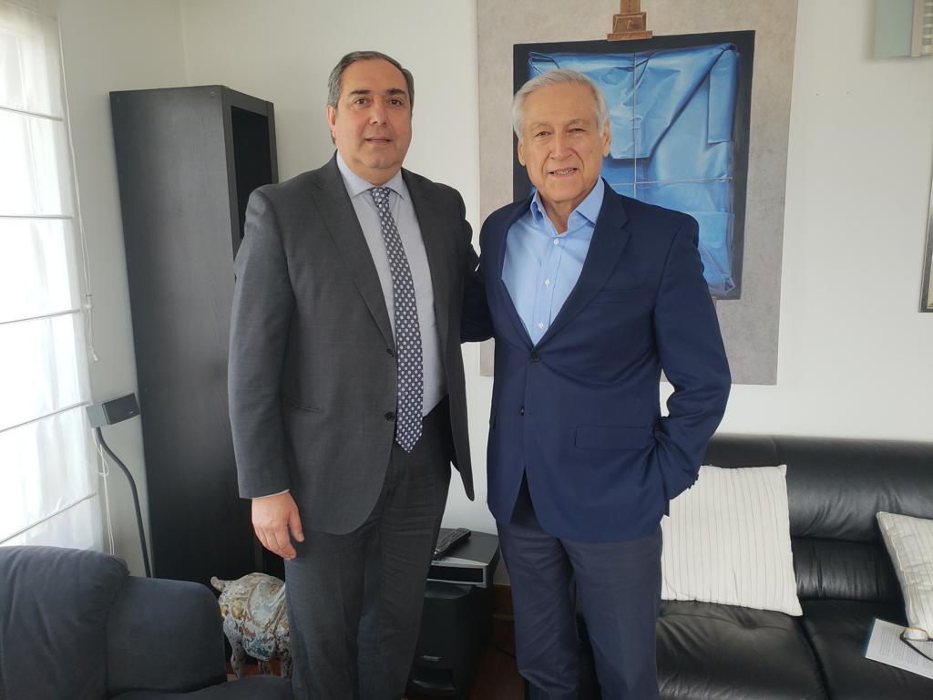 Senador por Magallanes Carlos Bianchi se reunió con el ex Canciller Heraldo Muñoz