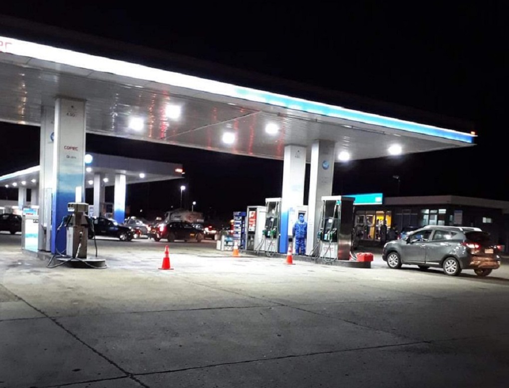 Se registró incremento de la venta de combustibles en las bombas bencineras en Punta Arenas