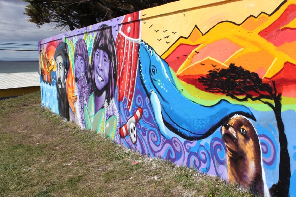 Niños de la escuela Sarmiento de Gamboa  se inspiraron en el Estrecho de Magallanes