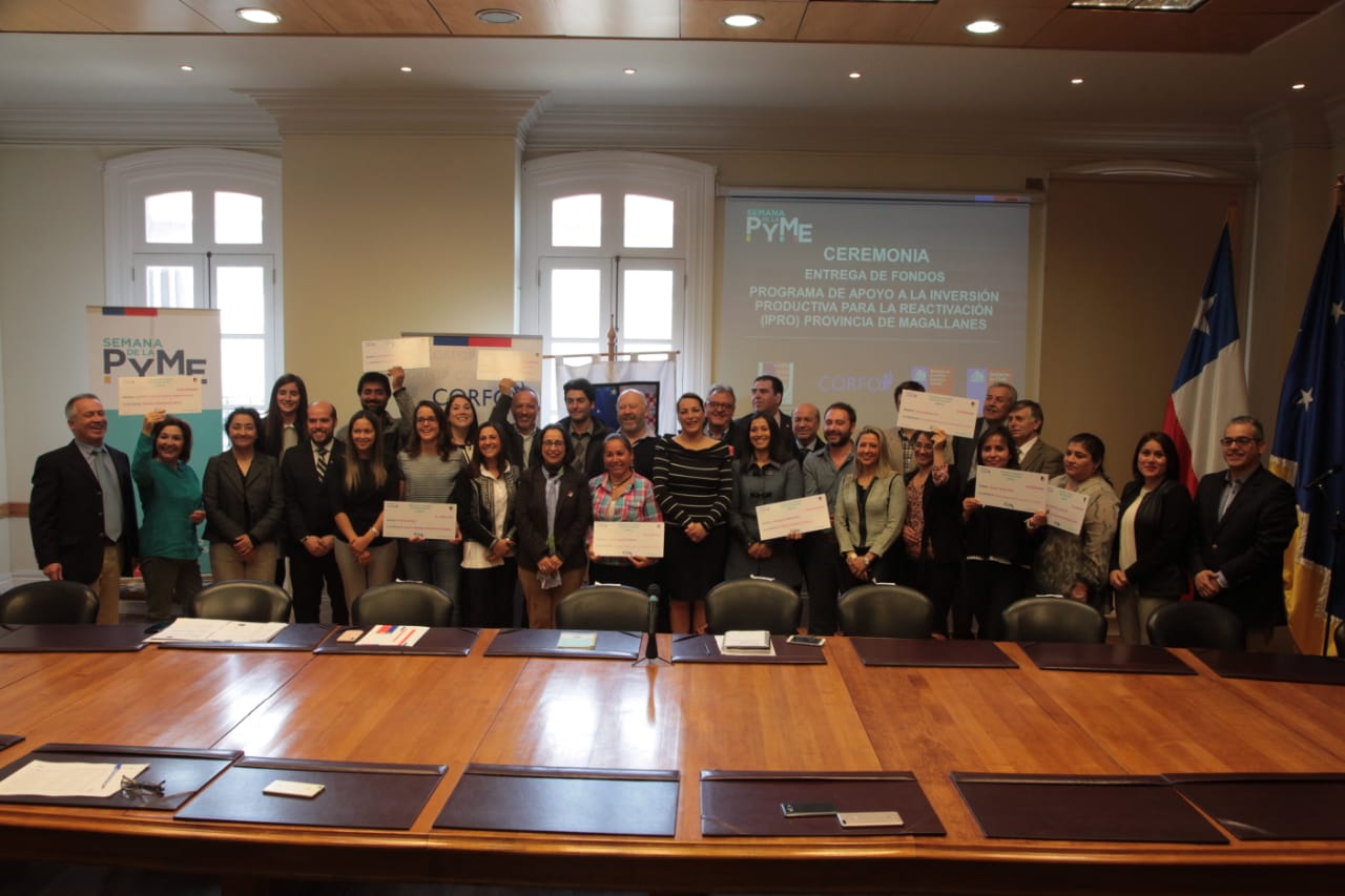 Intendenta Castañón entregó fondos a 11 Pymes del Programa de Apoyo a la Inversión Productiva en Magallanes