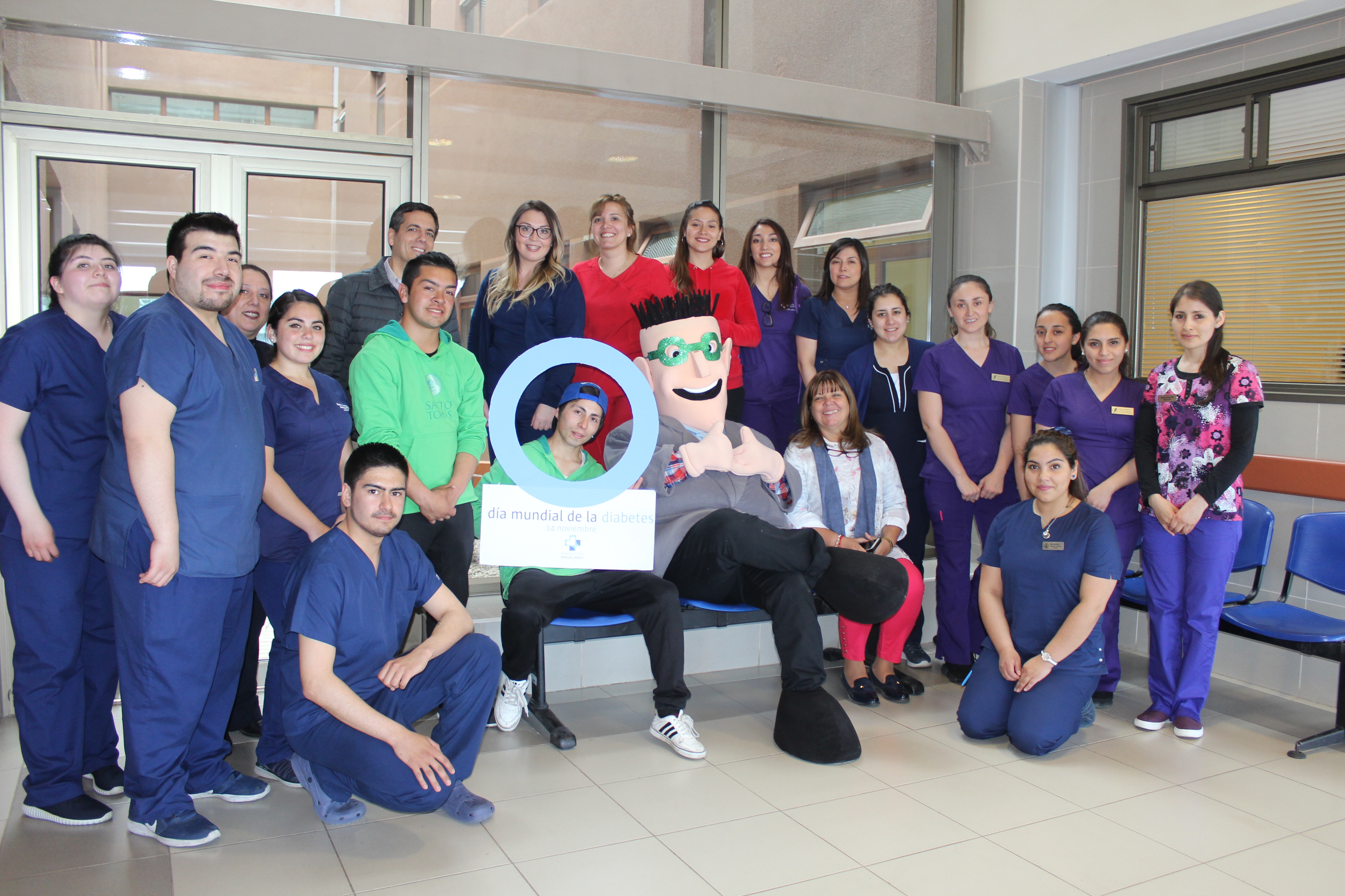 Con el mensaje de prevención y autocuidado, el Hospital Clínico Magallanes celebró el Día Mundial de la Diabetes