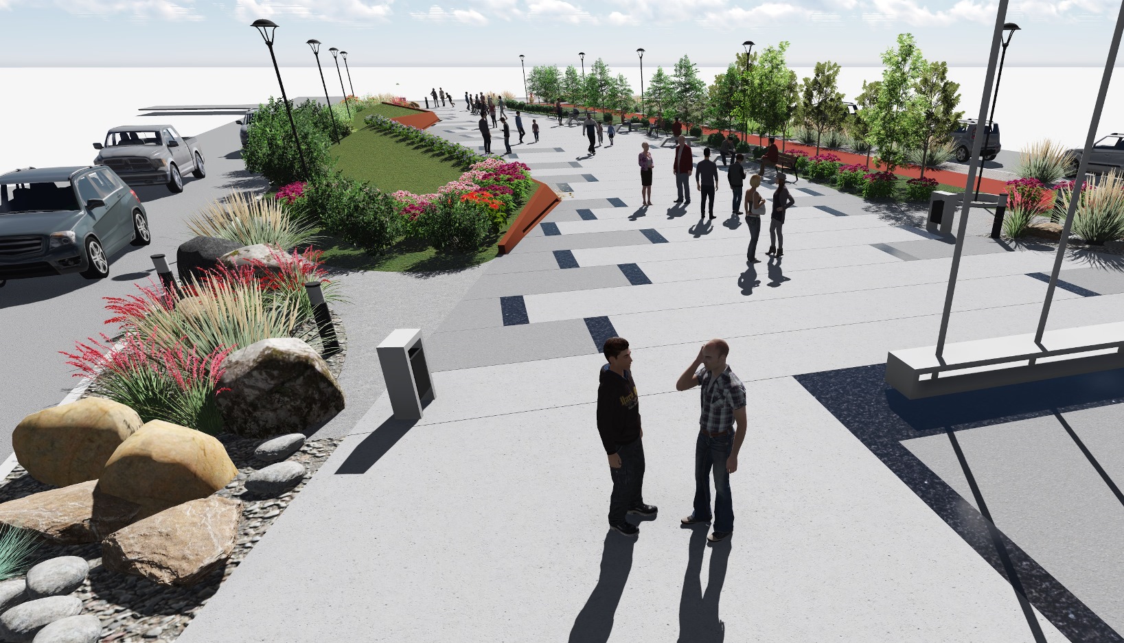 MINVU renovará importantes bandejones de avenidas Independencia y Salvador Allende en Punta Arenas: obras llevan un 12% de avance