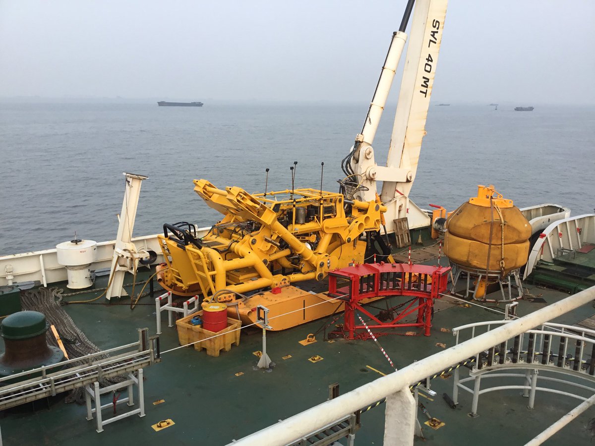 Se carga en Shanghai el cable para la Fibra Optica entre Puerto Montt y Puerto Williams