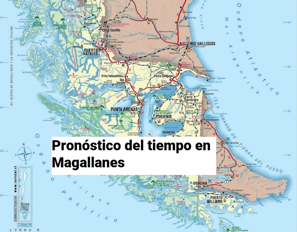 Chubascos débiles y vientos hasta 70 kmh pronostican para el sábado 24 en Magallanes