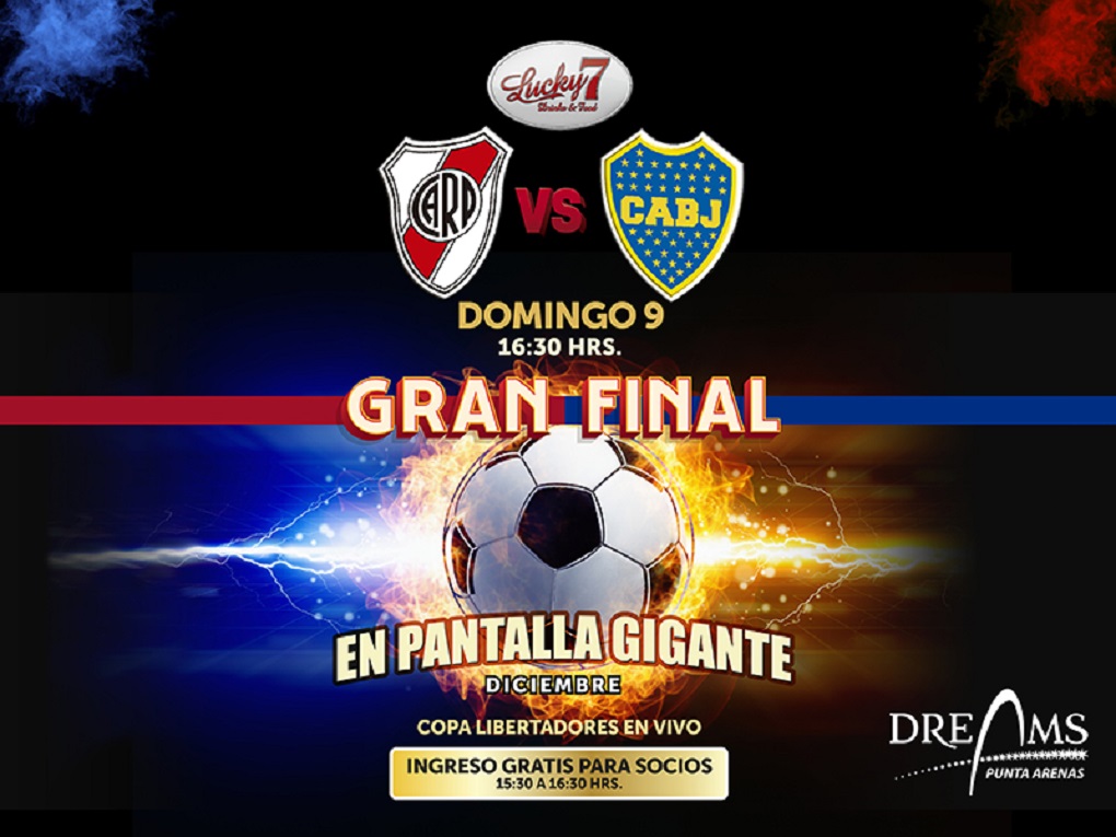 La Gran final de la Copa Libertadores en Casino Dreams