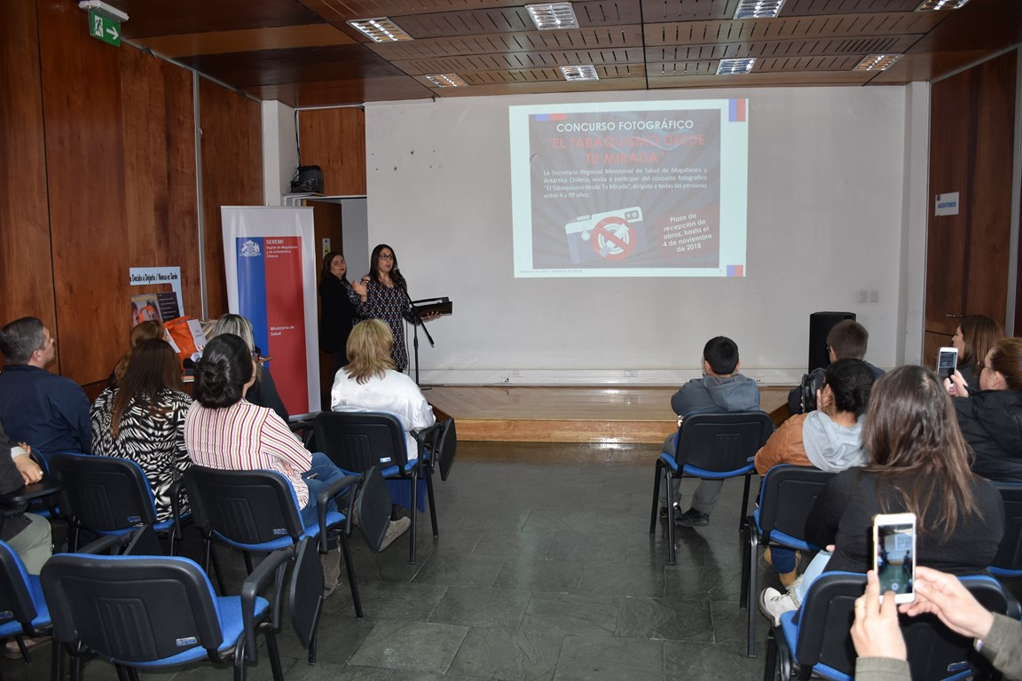 Destacando participación de la comunidad se realizó premiación de concurso fotográfico sobre el tabaquismo