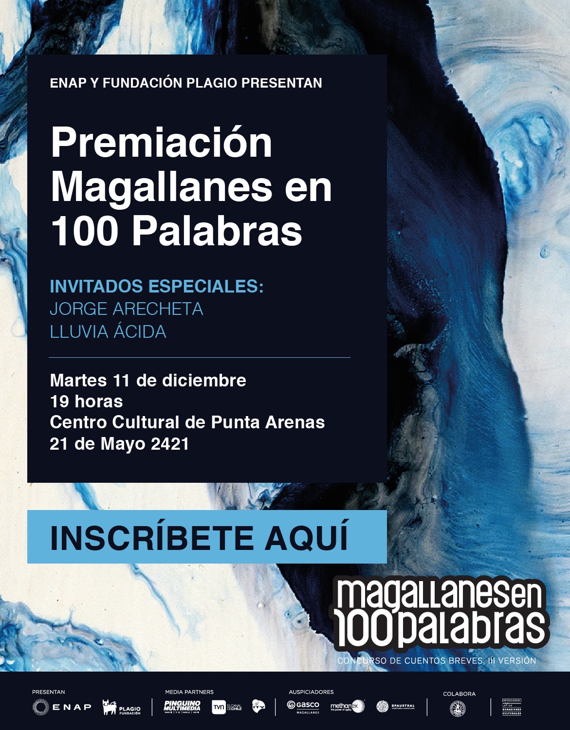 Premiación del Concurso Magallanes 100 Palabras será el próximo 11 de diciembre