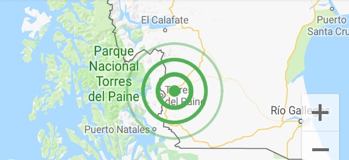 Temblor de 3.3° se produjo esta tarde al norte de Puerto Natales
