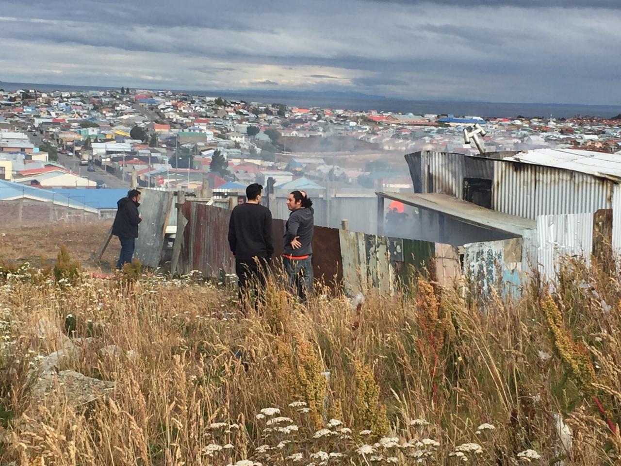 Incendio consumió totalmente una vivienda en el sector periurbano de Punta Arenas