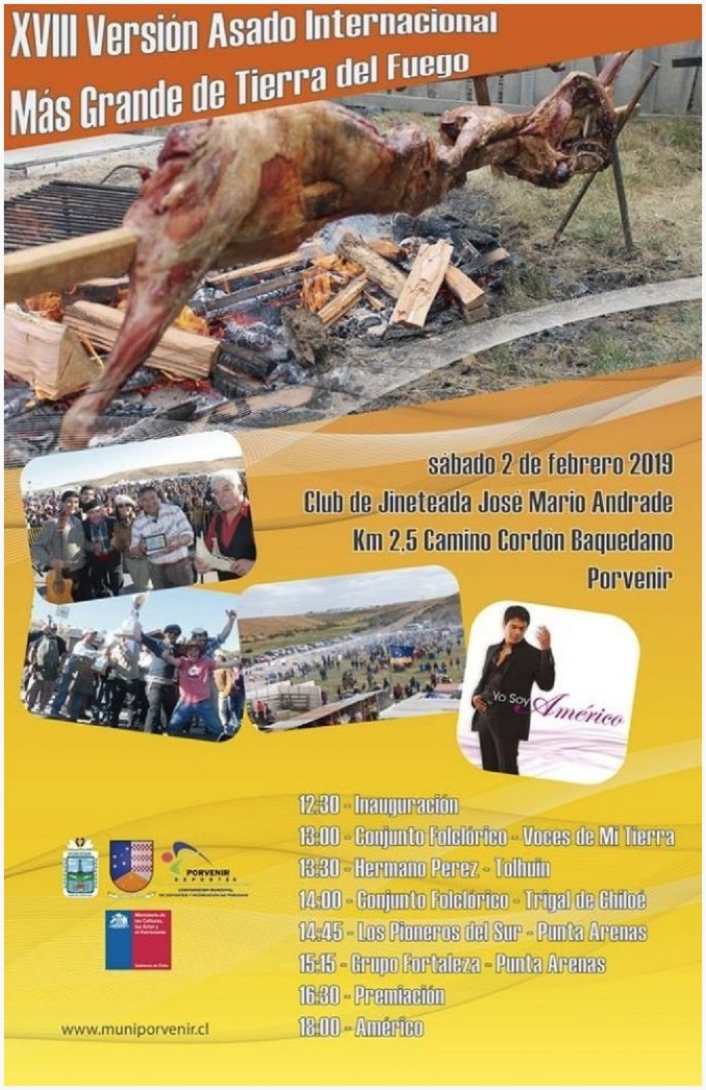El sábado 2 de febrero se efectuará el tradicional Asado Internacional Más Grande de Tierra del Fuego