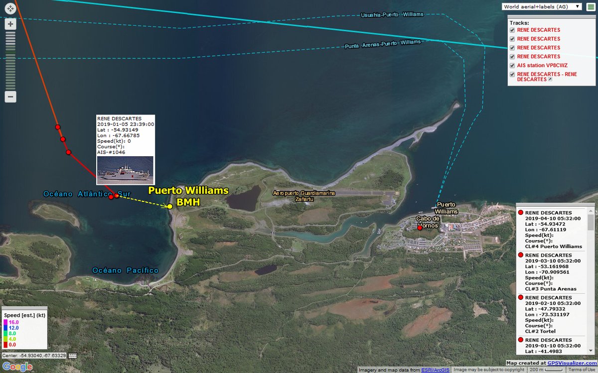 Se inició el tendido del cable submarino de Fibra Optica Austral desde Puerto Williams