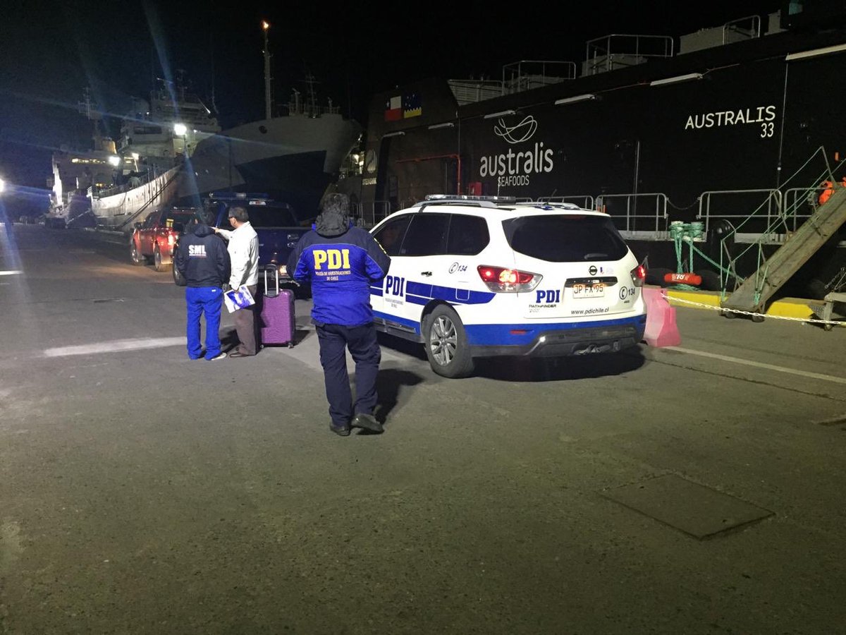 Descartan intervención de terceros en muerte de un tripulante ruso de una embarcación en el puerto de Punta Arenas