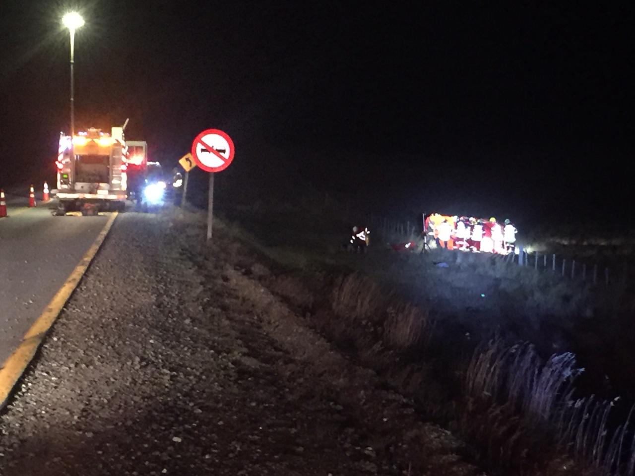 Accidente camino a Monte Aymond deja al menos tres muertos