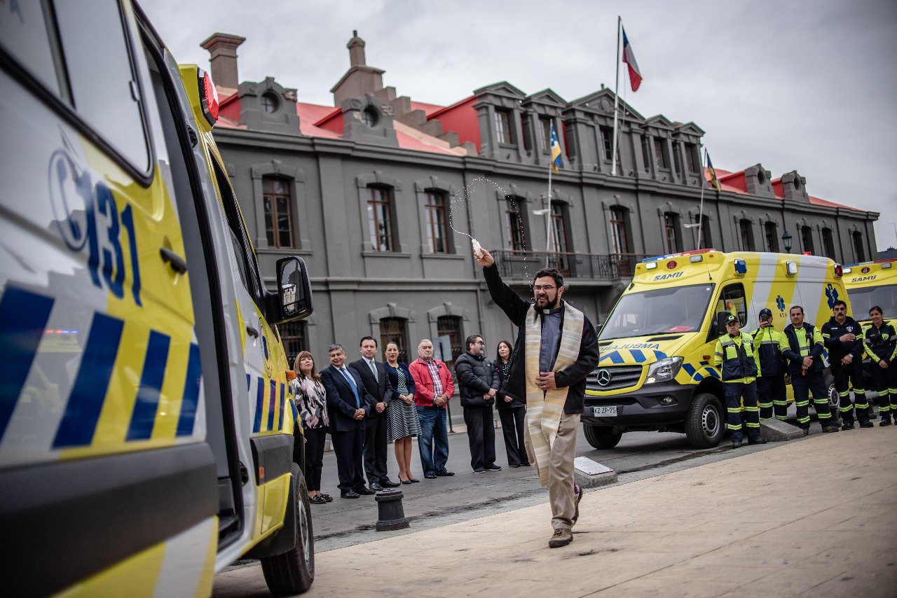 4 nuevas ambulancias fueron entregadas al SAMU esta mañana