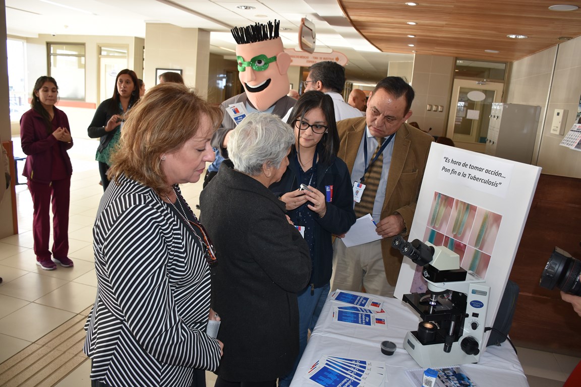 En elñ Hospital Clínico se efectuó la conmemoración Día Mundial de Lucha contra la Tuberculosis