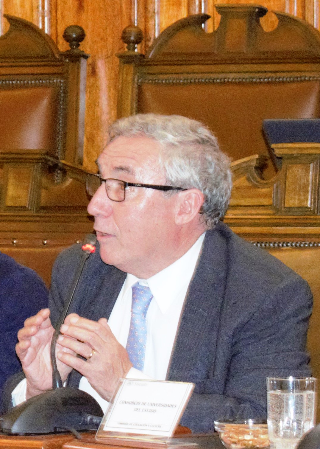 Rector Ennio Vivaldi Presidente del CUECH: «Deudas educativas no deben estar en DICOM»