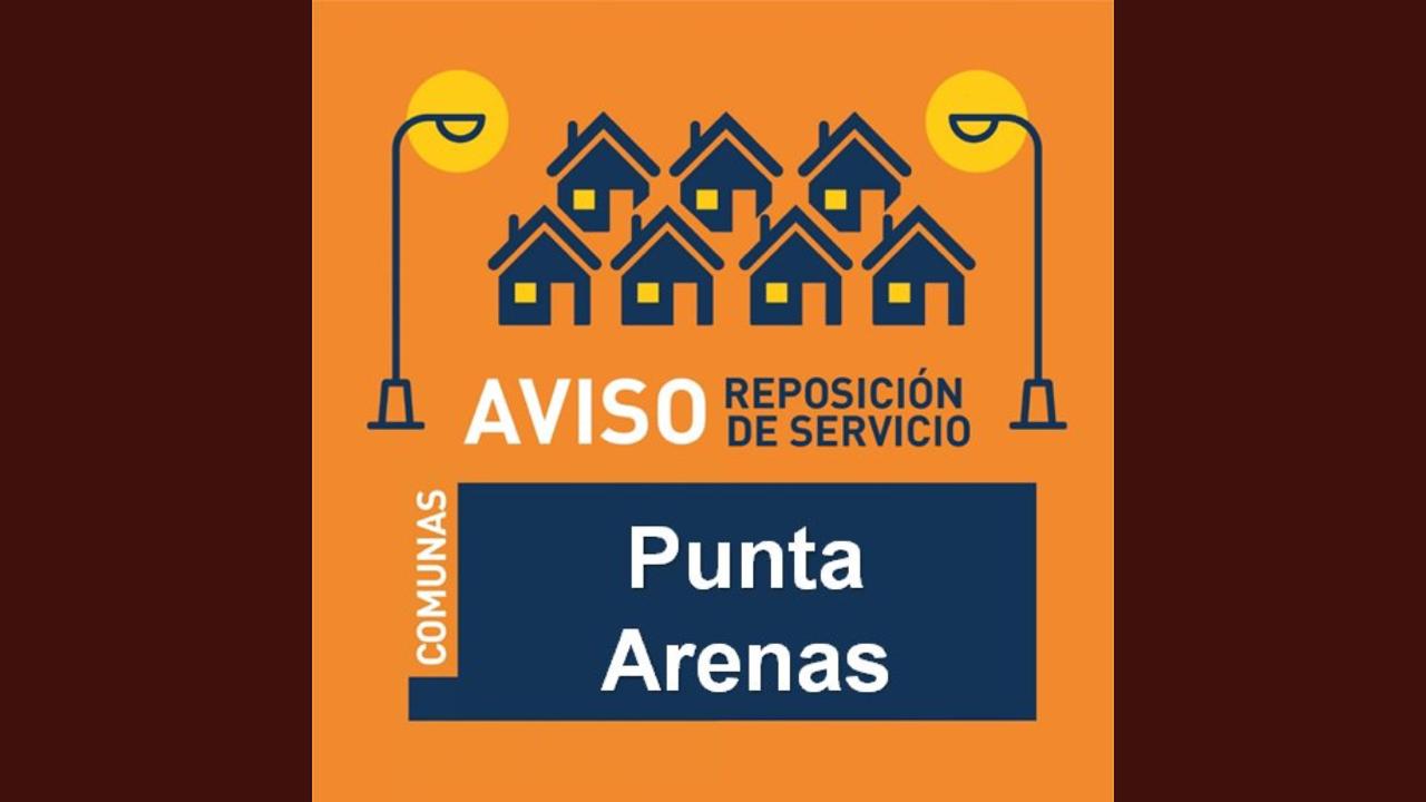 EDELMAG informa de la reposición total del suministro eléctrico en el sector norte de Punta Arenas