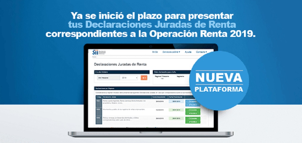 Se inició el plazo para la presentación de las Declaraciones de Renta 2019