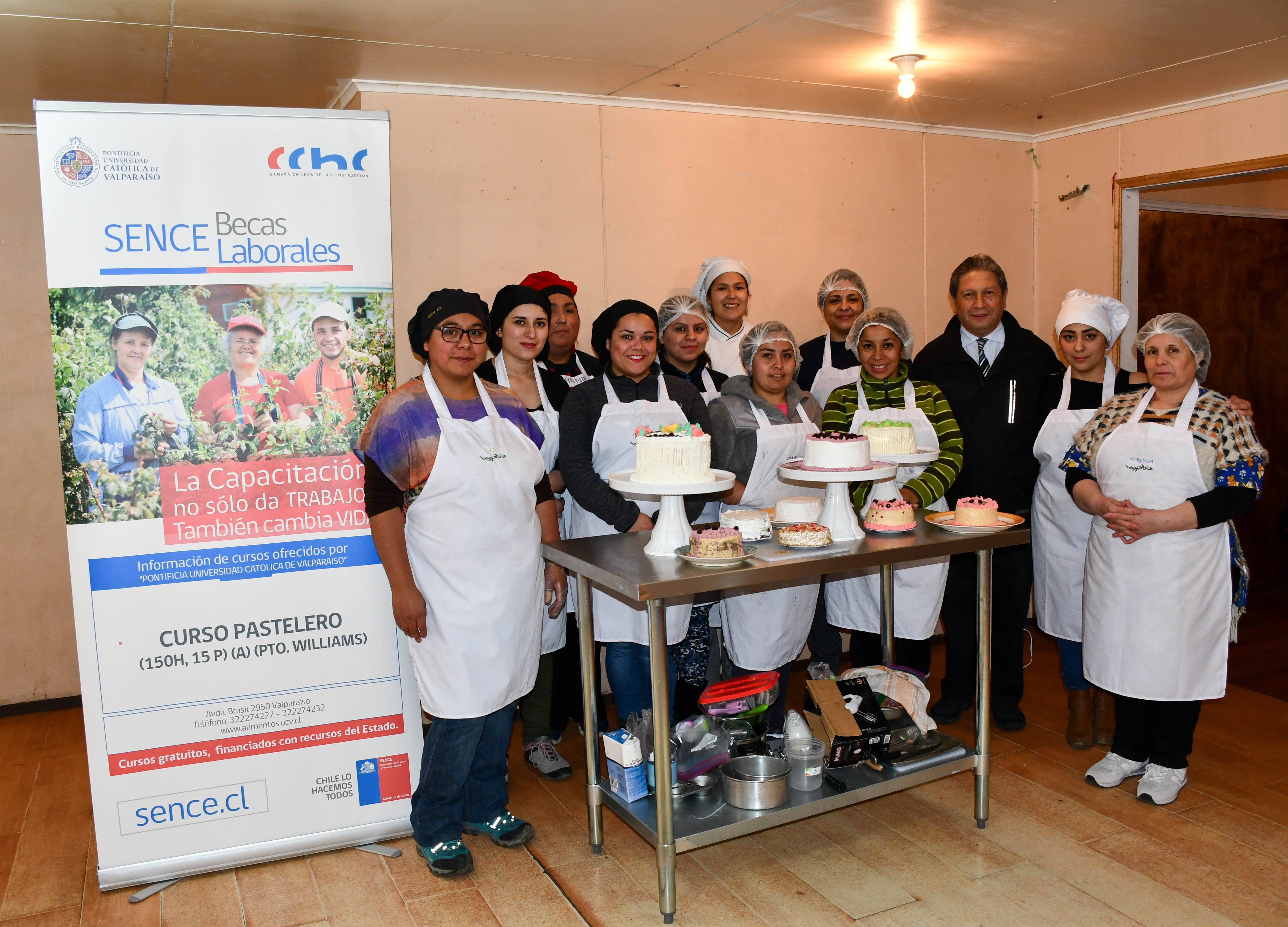 Finaliza primera etapa de curso de pastelería dirigido a vecinas de Puerto Williams