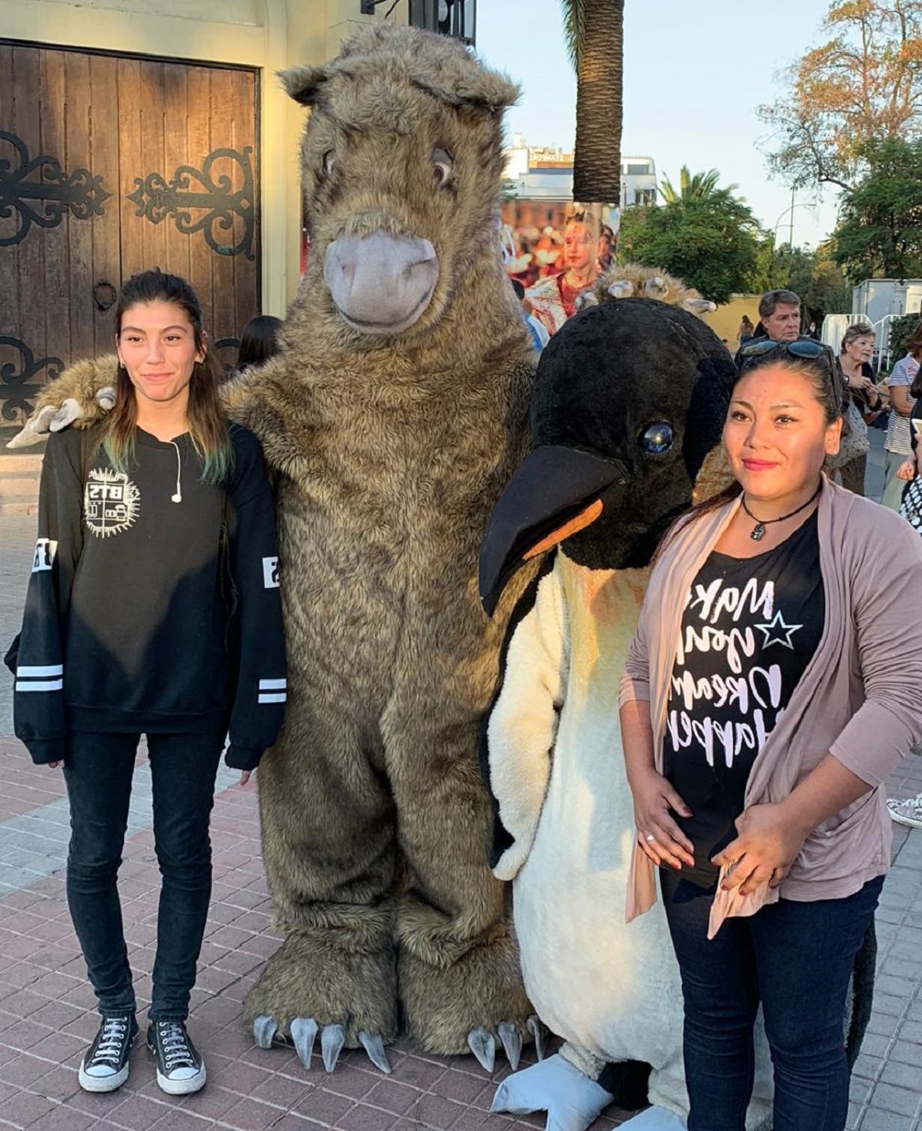Sernatur Magallanes trajo la nieve a las calles de Santiago