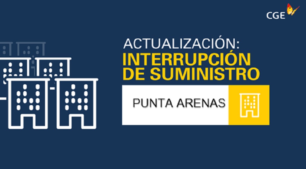 Cortes de suministro eléctrico se registran debido a fuertes rachas de viento de hasta 90 kmh en Punta Arenas