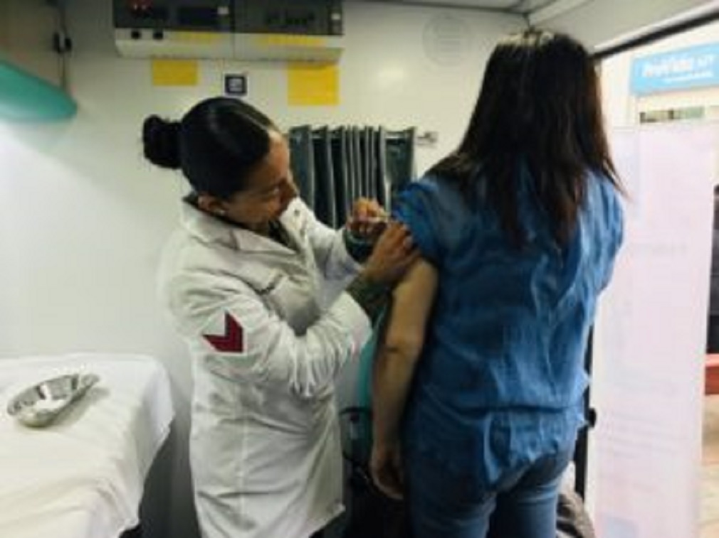 Campaña de Vacunación contra la Influenza en Magallanes realiza operativo especial en Punta Arenas