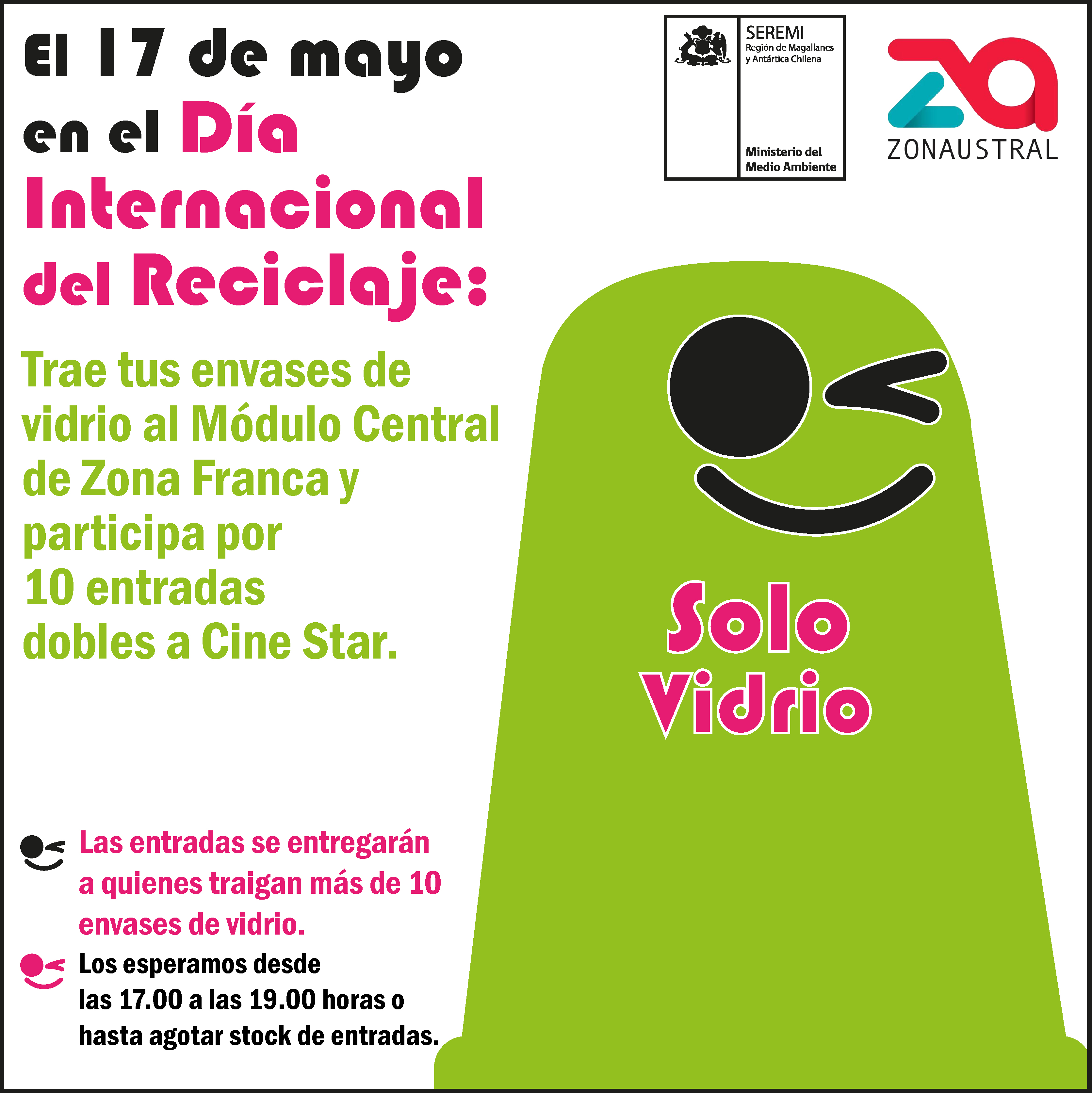 El 17 de Mayo es el día mundial del Reciclaje: actividades en Punta Arenas