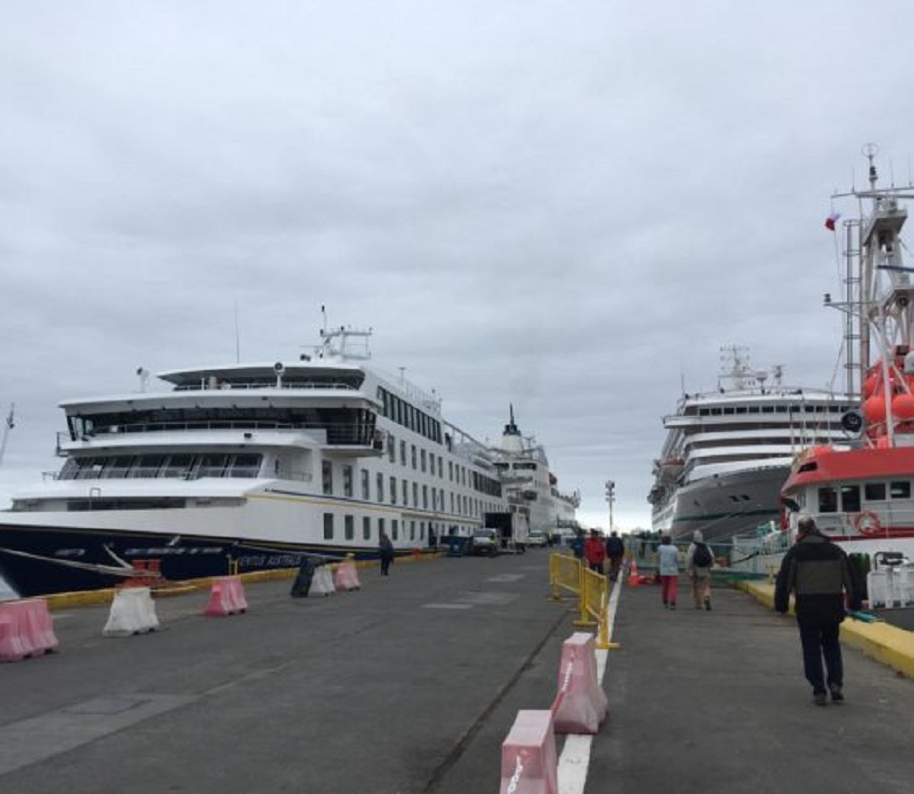 En un 11% aumentaron las recaladas de cruceros en los puertos en Magallanes entre 2018 y 2019