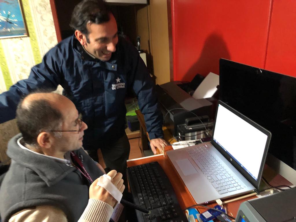 Historia de don Luis Aguilar que opera bajo teletrabajo emocionó a compañeros de Central de Carnes