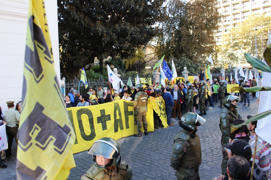 ANEF convoca a manifestaciones contra las AFP hoy 30 de mayo