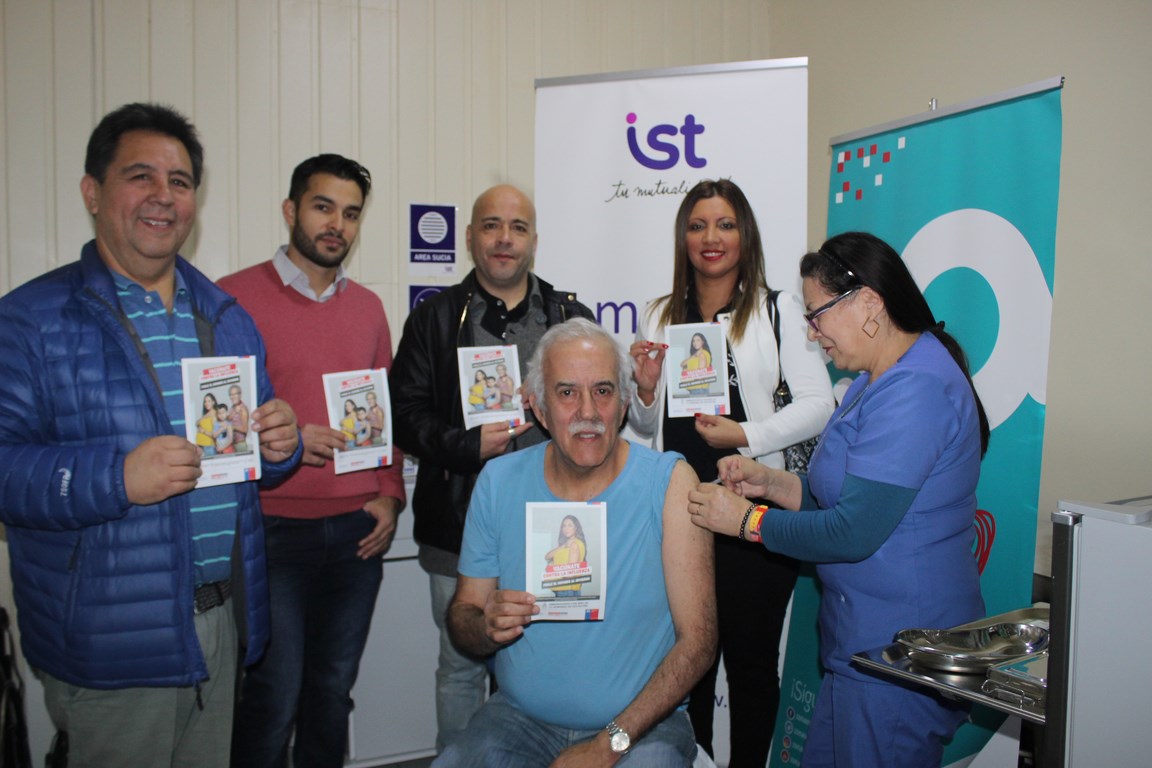 Instituto de Seguridad del Trabajo se suma a campaña de vacunación contra la Influenza