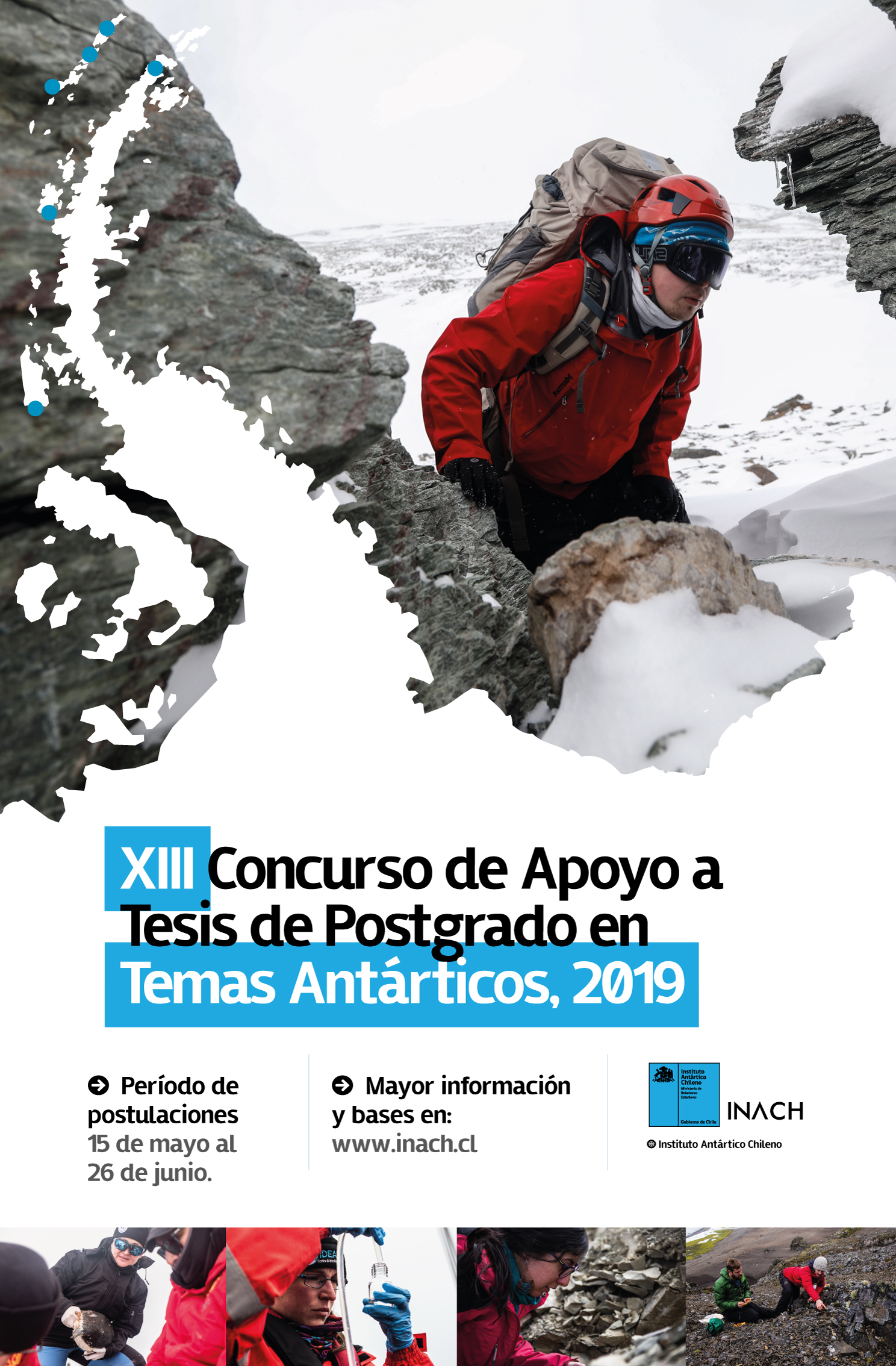 INACH financiará Tesis con temas antárticos de estudiantes de magíster y doctorado