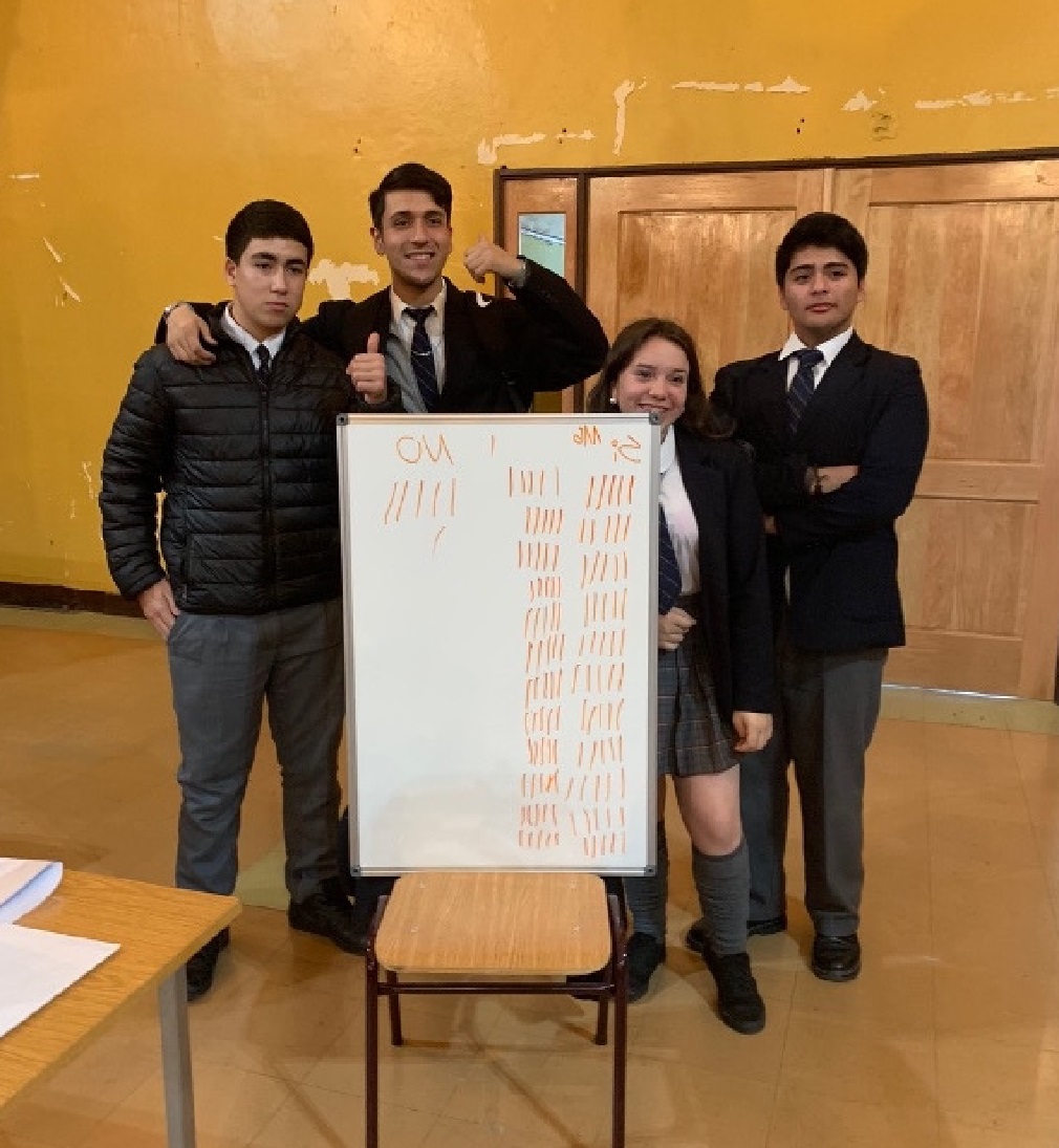 233 estudiantes del Liceo Industrial participaron en la elección de su nuevo Centro de Alumnos