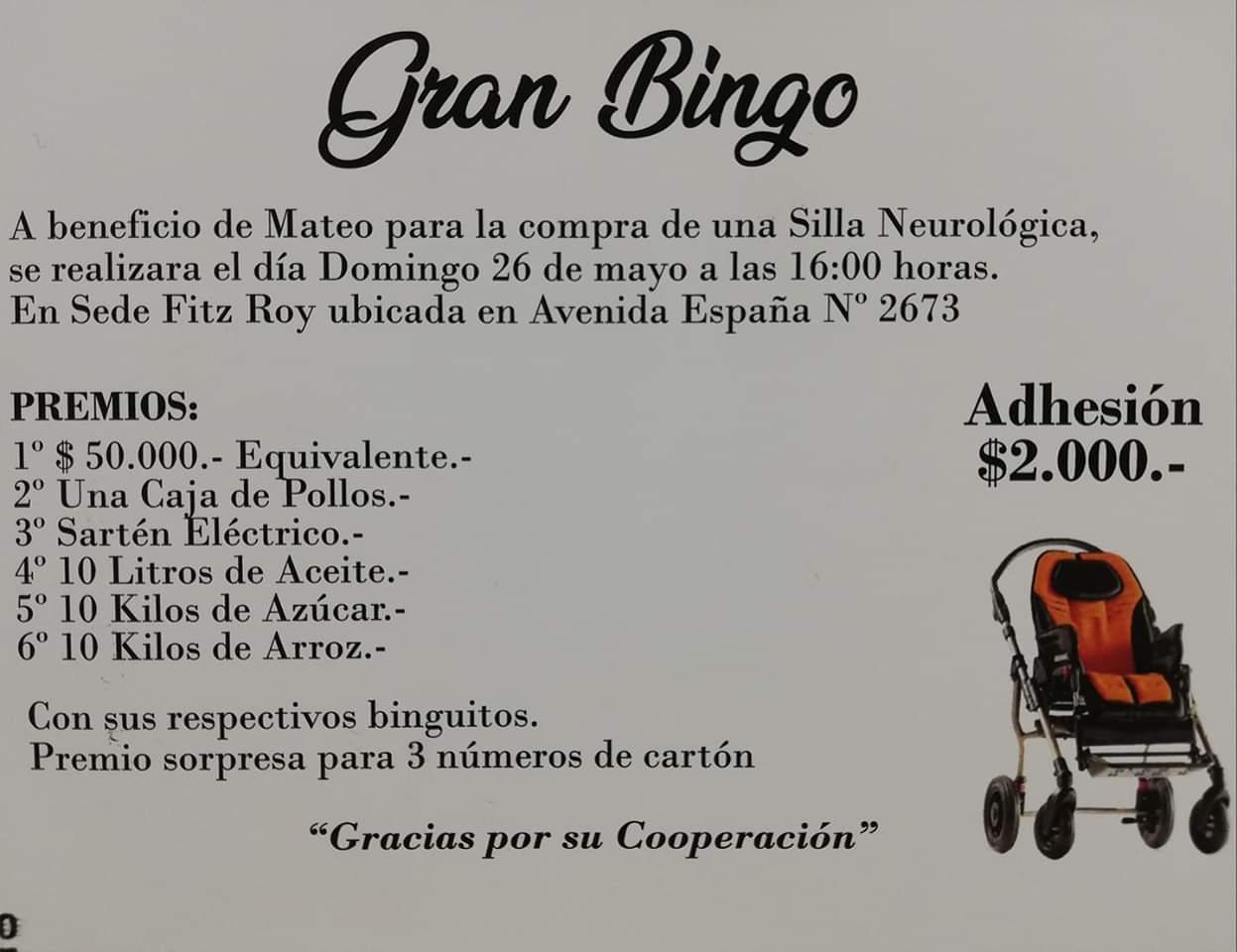 Llaman a la solidaridad con Mateo, un niño que requiere una silla neurológica