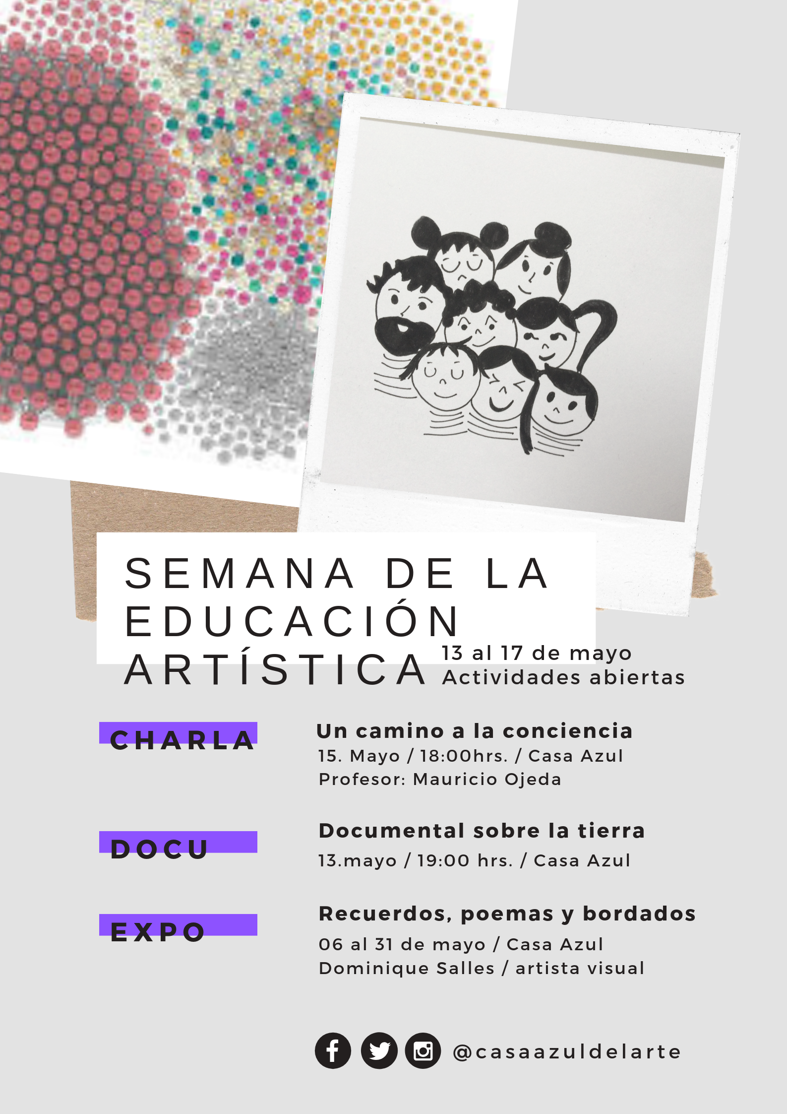 Casa Azul del Arte de Punta Arenas organiza Semana de la Educación Artística