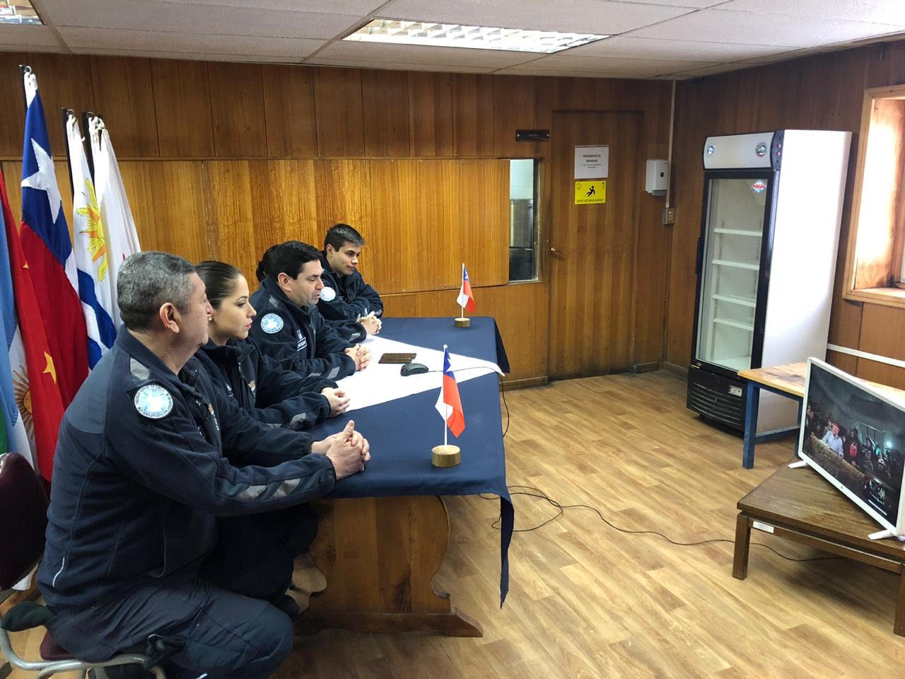 Video conferencia con la Antártica realizó la FACH en el día del Patrimonio Cultural