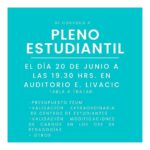 Alumnos de la UMAG realizan Pleno Estudiantil