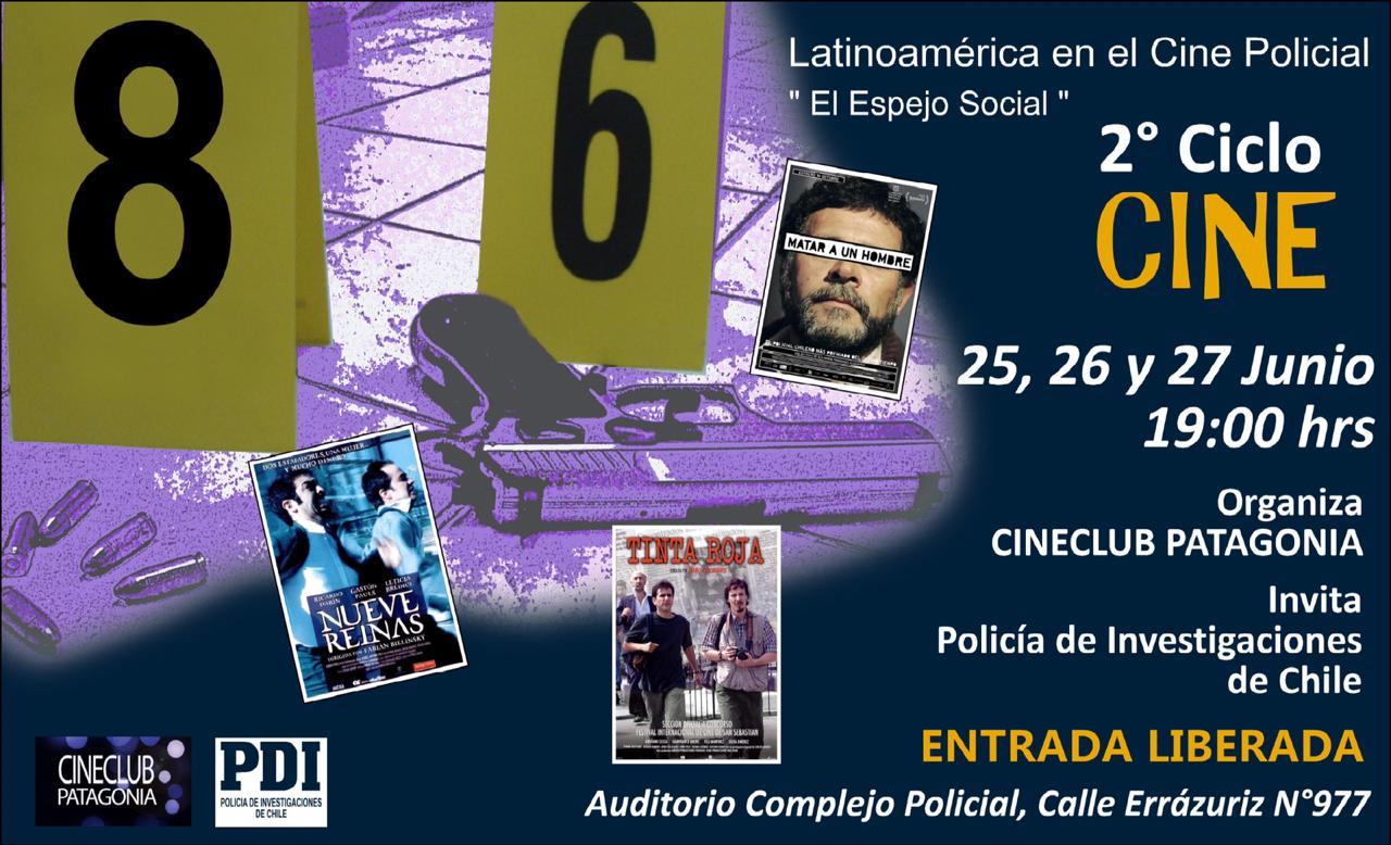 PDI de Magallanes celebra aniversario institucional con ciclo de cine policial