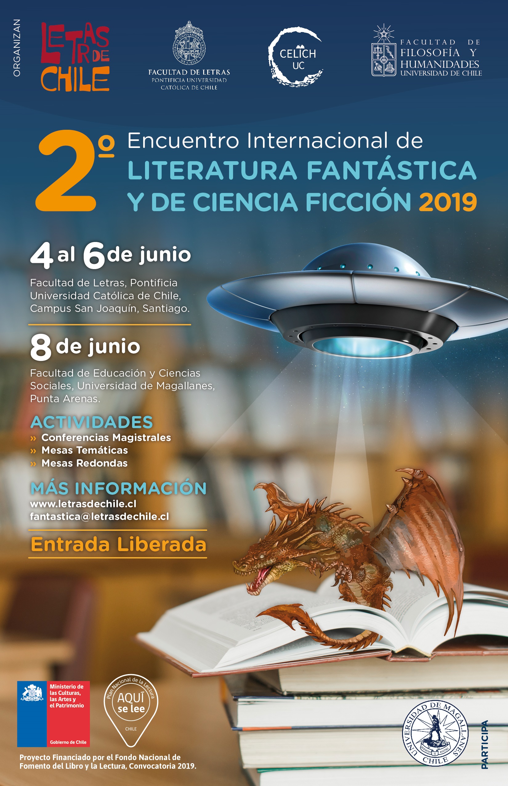 Jorge Baradit en Punta Arenas: Congreso de Literatura Fantástica y Ciencia Ficción trajo a destacados escritores y académicos a la UMAG