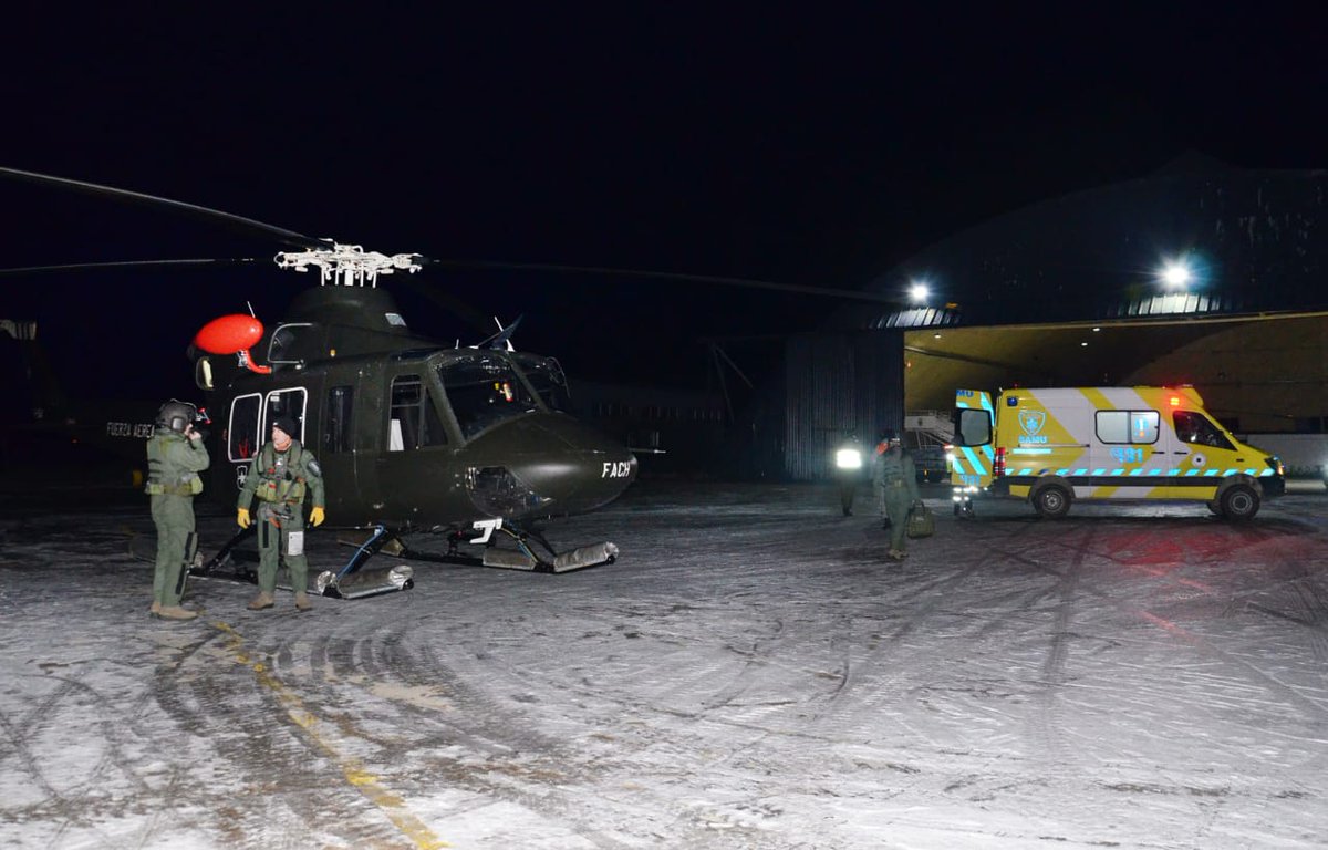FACH debió realizar aeroevacuación desde Porvenir al Hospital Clínico de Punta Arenas
